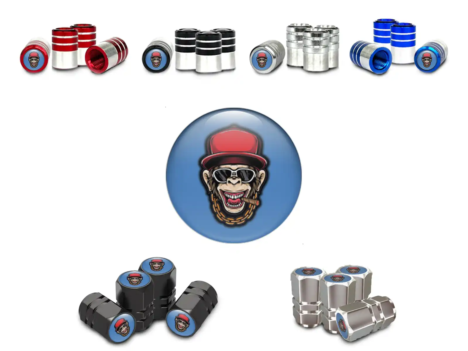 Wheel Valve Caps for Cars Professional Edition